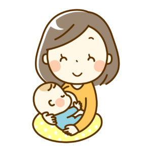 授乳するお母さんのイラスト
