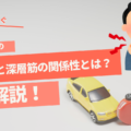 交通事故むちうちと深層筋